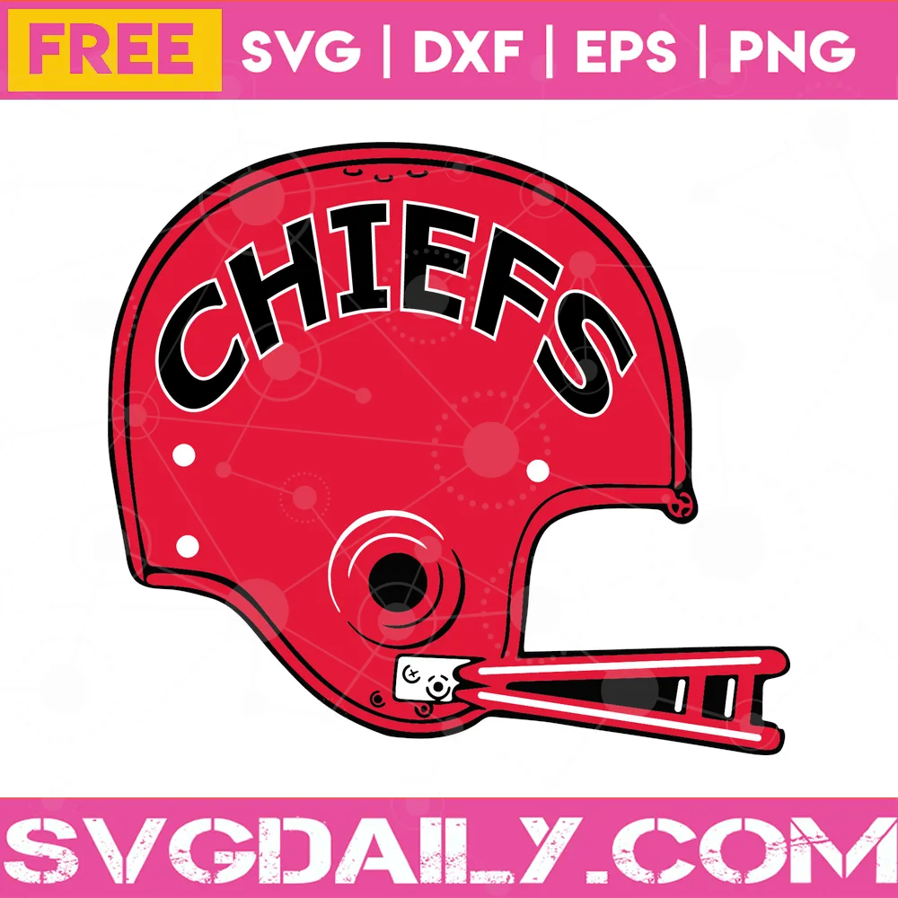 Kansas City Chiefs Football Helmet Clipart
