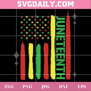 Juneteenth Flag Clipart, Svg Png Dxf Eps Cricut Invert