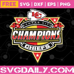 Kansas City Chiefs Champion Kc Chiefs Logo, Free Clipart For Commercial Use Invert