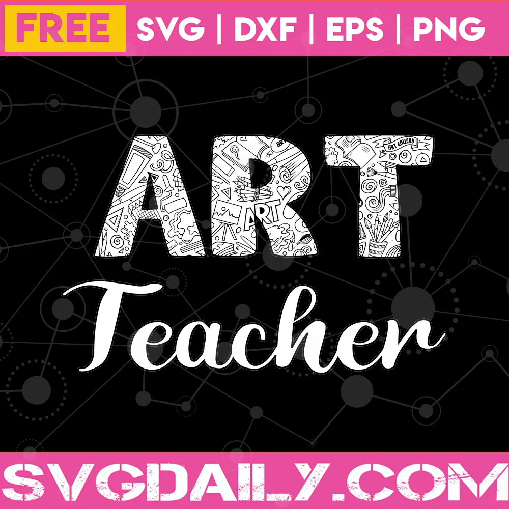 Free Art Teacher Black And White, Transparent Png
