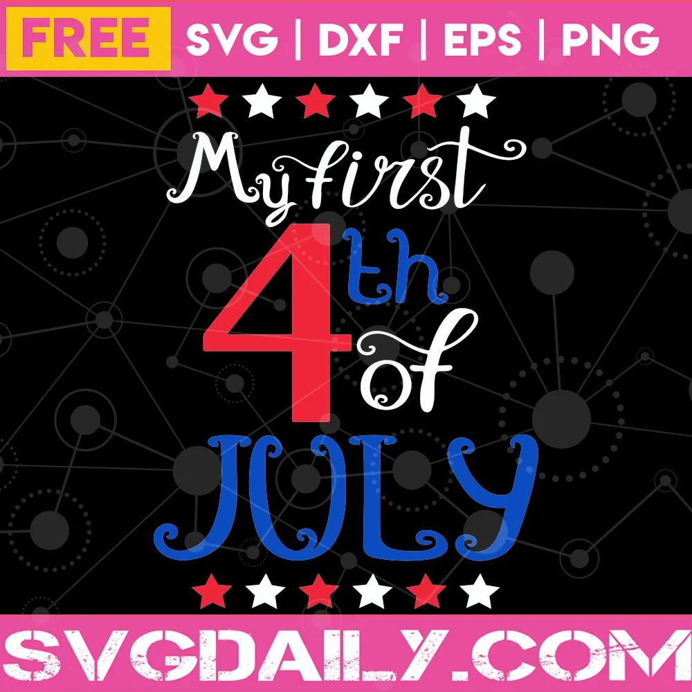 My First 4Th Of July, Free Transparent Png File For Commercial Use