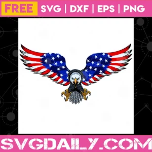 Patriotic Eagle 4Th Of July Transparent Background Clipart Free, Svg Png Dxf Eps Designs Download